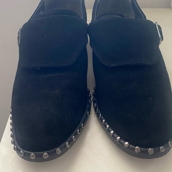 Adrianna Papell Black Studded Loafers - Picture 5 of 6